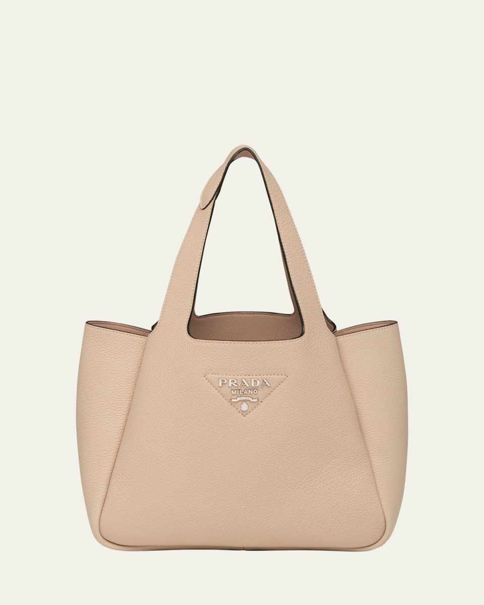 Dynamique Small Soft Daino Leather Shopper Bag